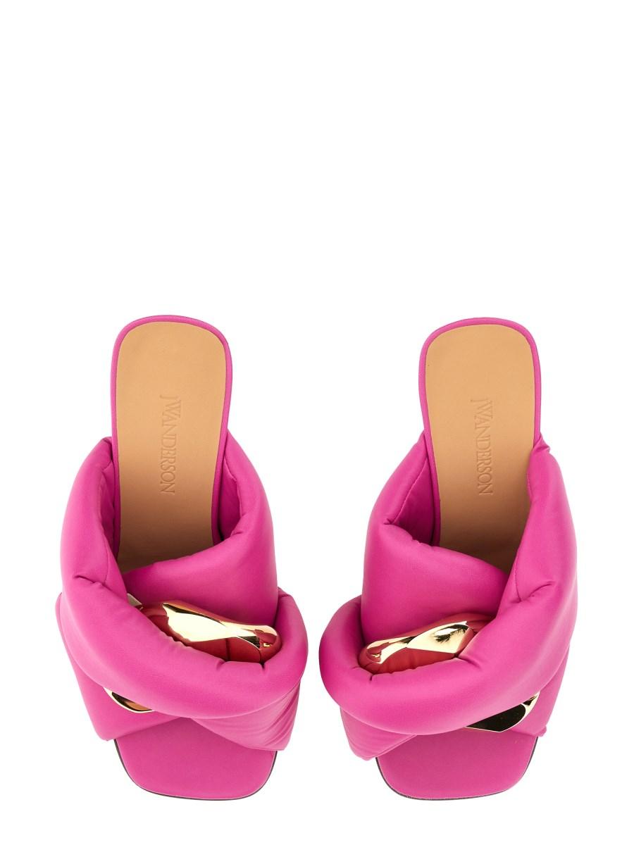 JW ANDERSON SANDALO TWIST IN ECOPELLE