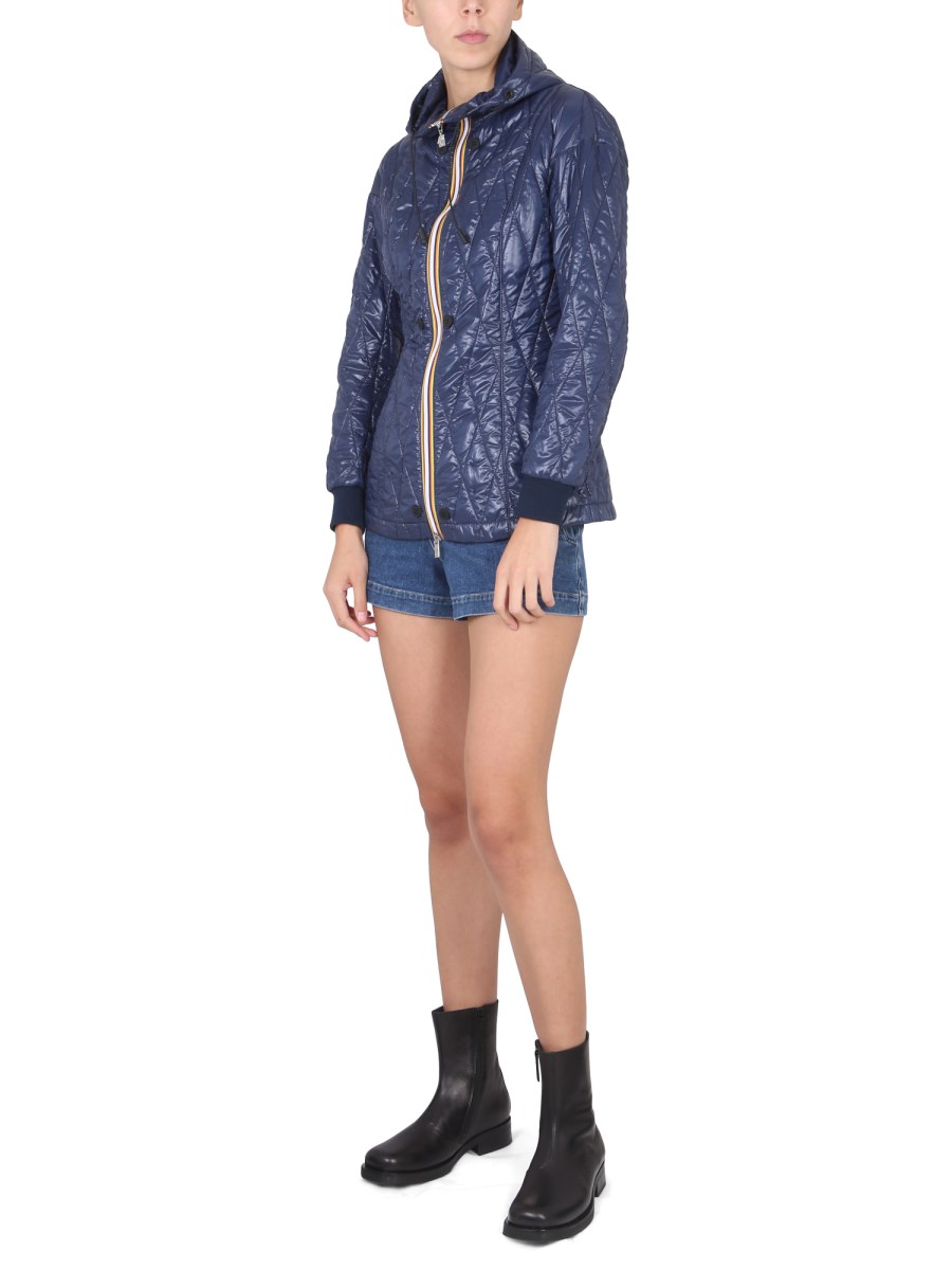 K-WAY GIACCA A VENTO IN TESSUTO TECNICO CON ZIP