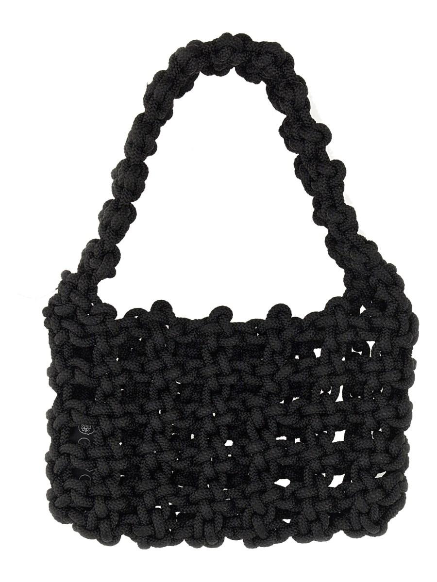 KARA BORSA A SPALLA KNOT IN NYLON