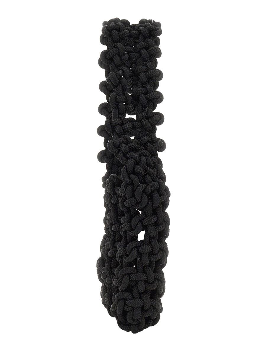 KARA BORSA A SPALLA KNOT IN NYLON