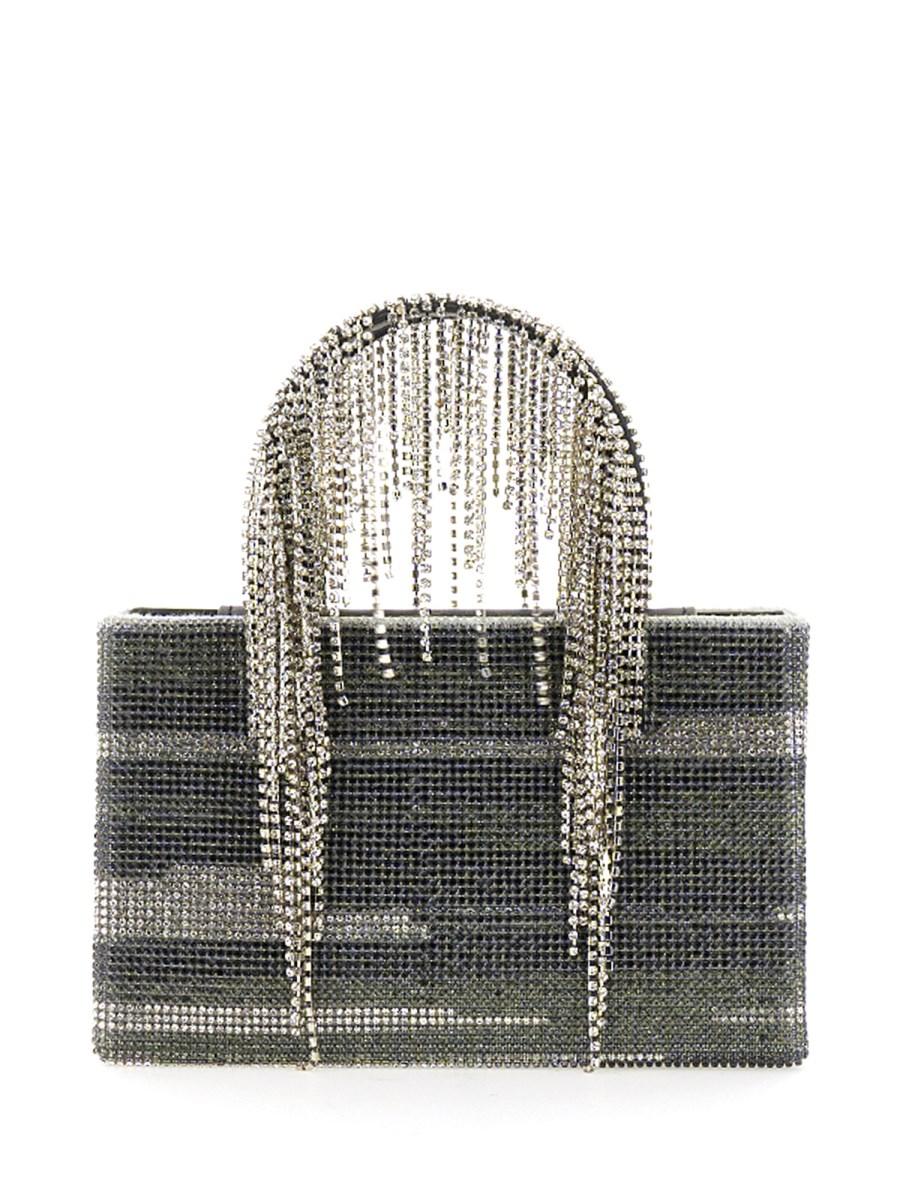 KARA BORSA CON CRISTALLI