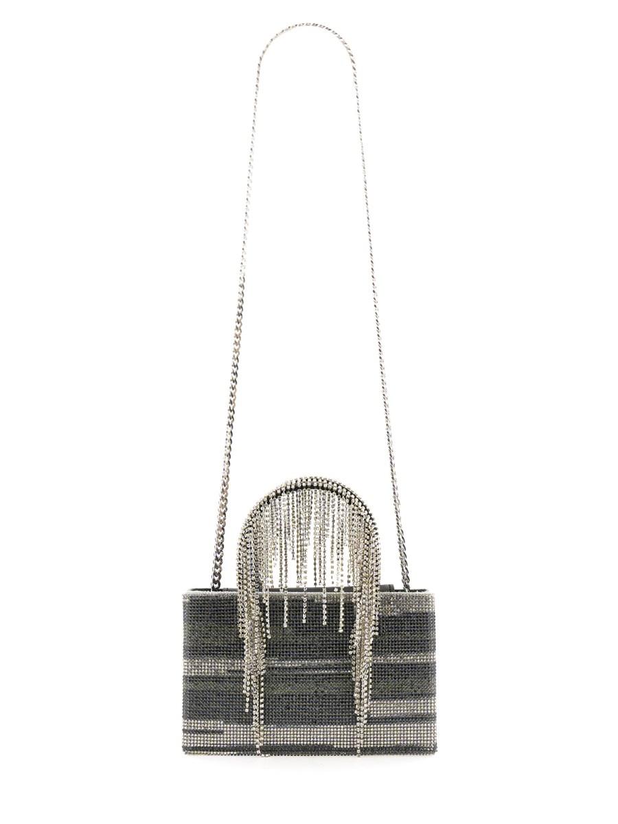 KARA BORSA CON CRISTALLI