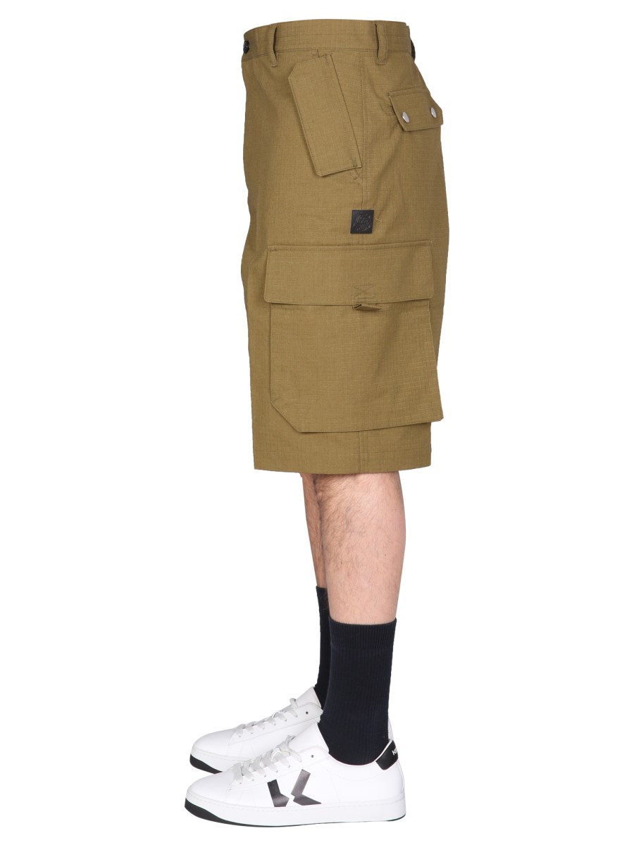 KENZO BERMUDA CARGO IN COTONE