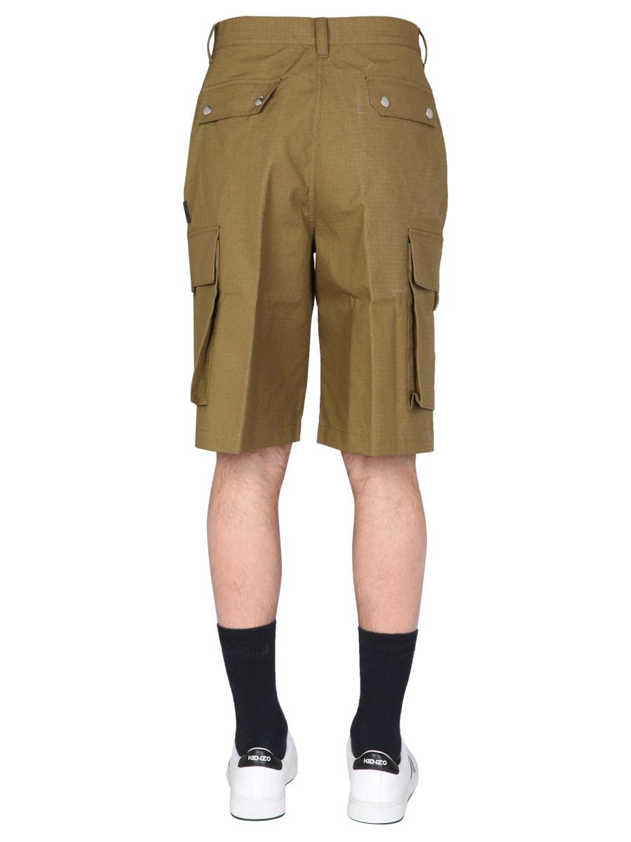 KENZO BERMUDA CARGO IN COTONE
