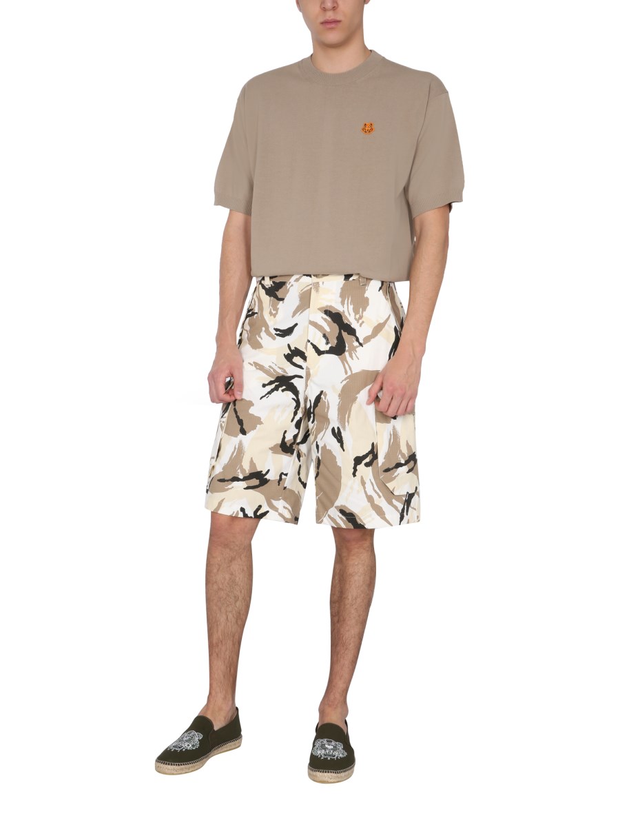 KENZO BERMUDA TROPIC CAMO