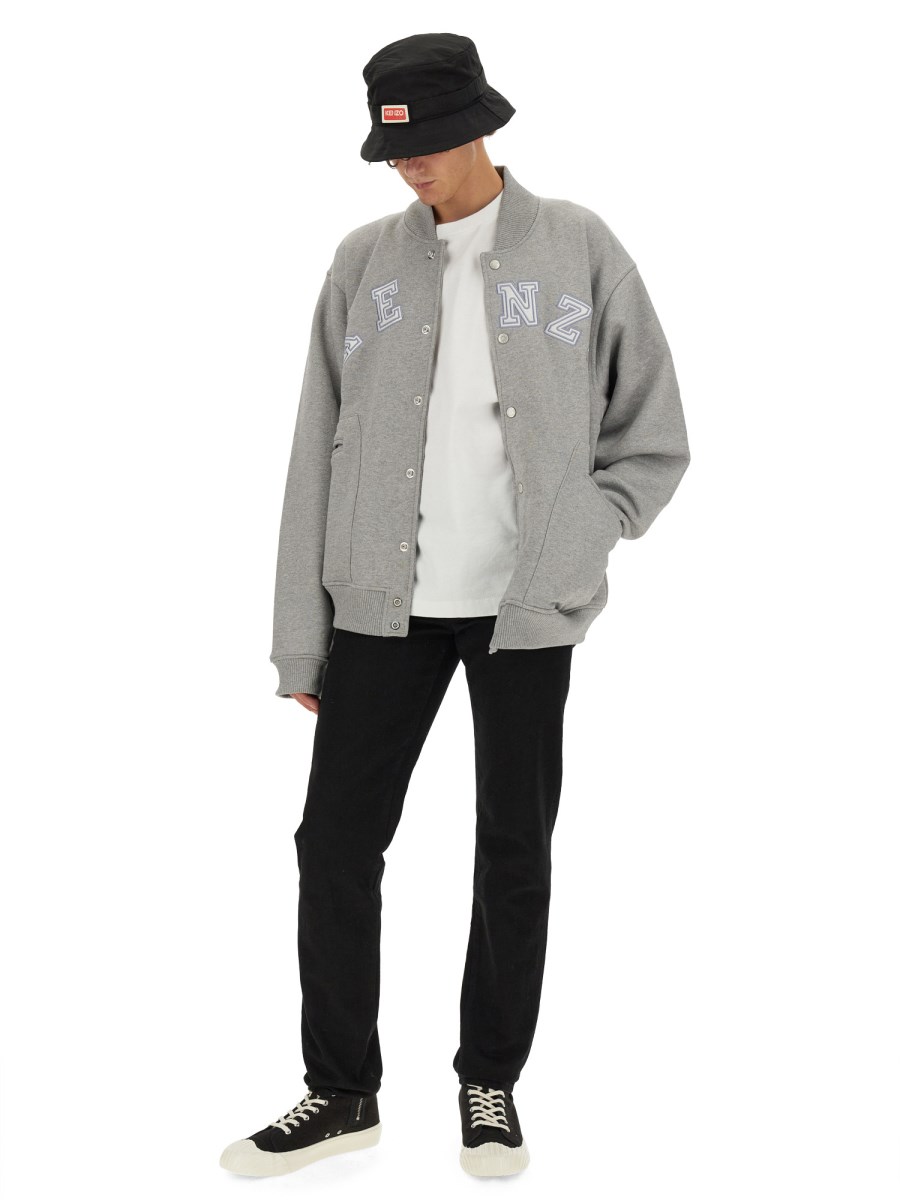 KENZO BOMBER ACADEMY IN COTONE