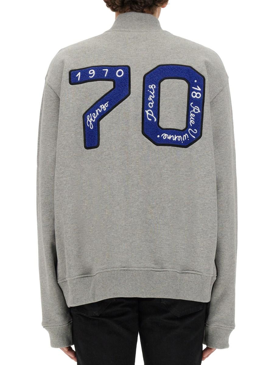 KENZO BOMBER ACADEMY IN COTONE