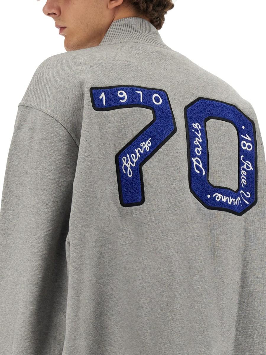 KENZO BOMBER ACADEMY IN COTONE