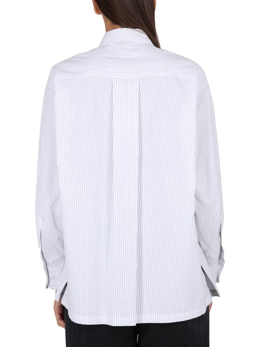 KENZO CAMICIA CON PATCH LOGO IN COTONE