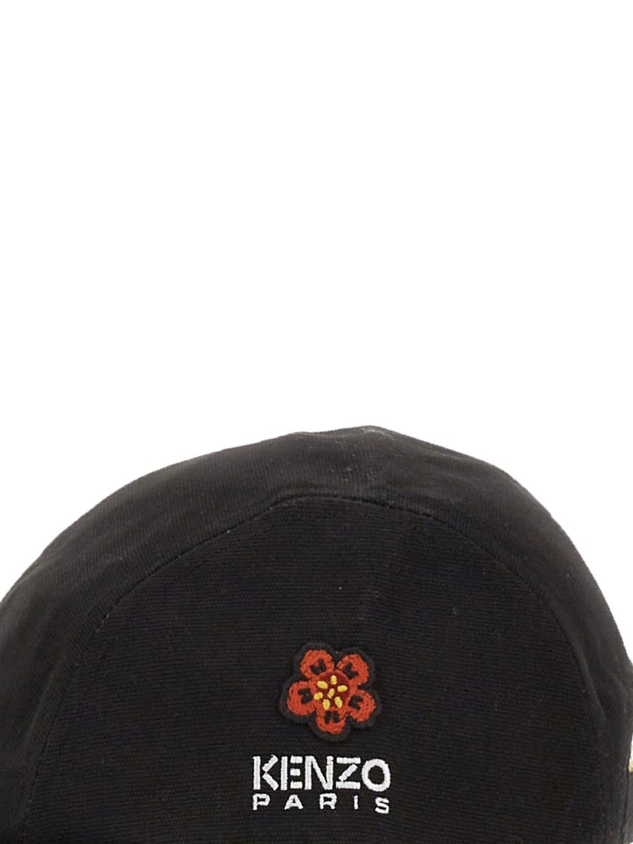 KENZO CAPPELLO CON RICAMO LOGO IN COTONE