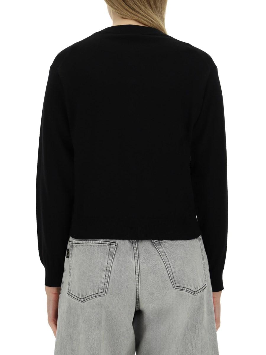 KENZO CARDIGAN IN LANA CON RICAMO LOGO