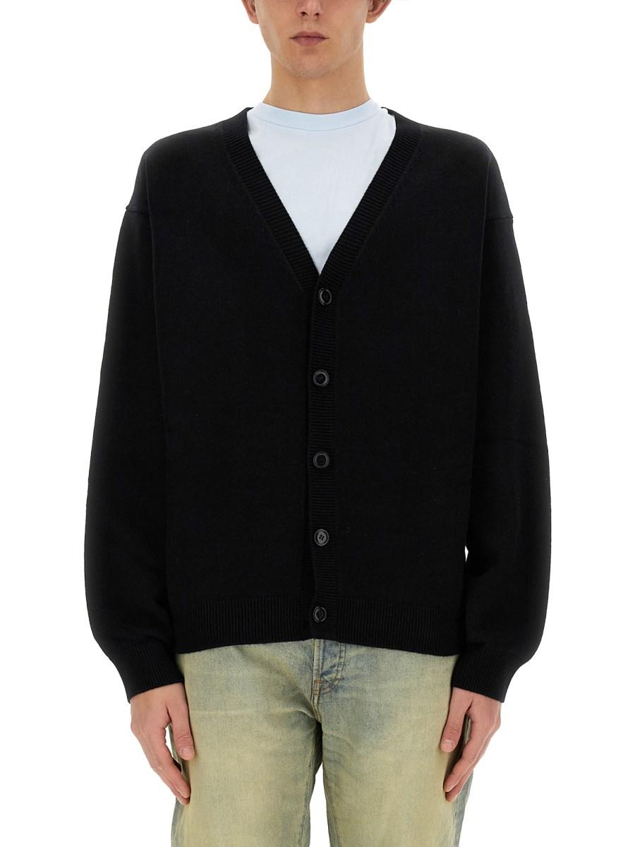 KENZO CARDIGAN IN LANA CON RICAMO TIGER ACADEMY