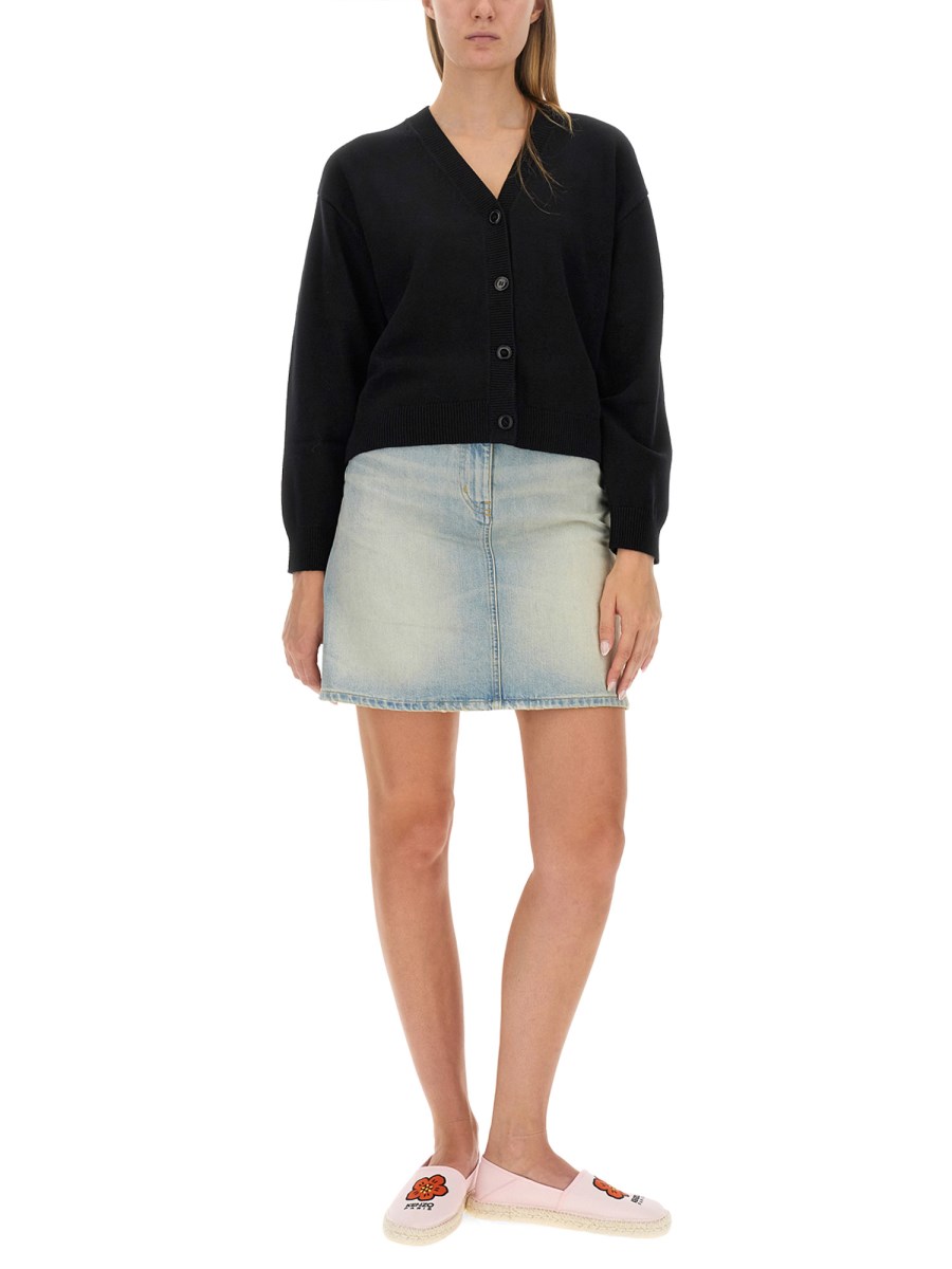 KENZO CARDIGAN IN MAGLIA