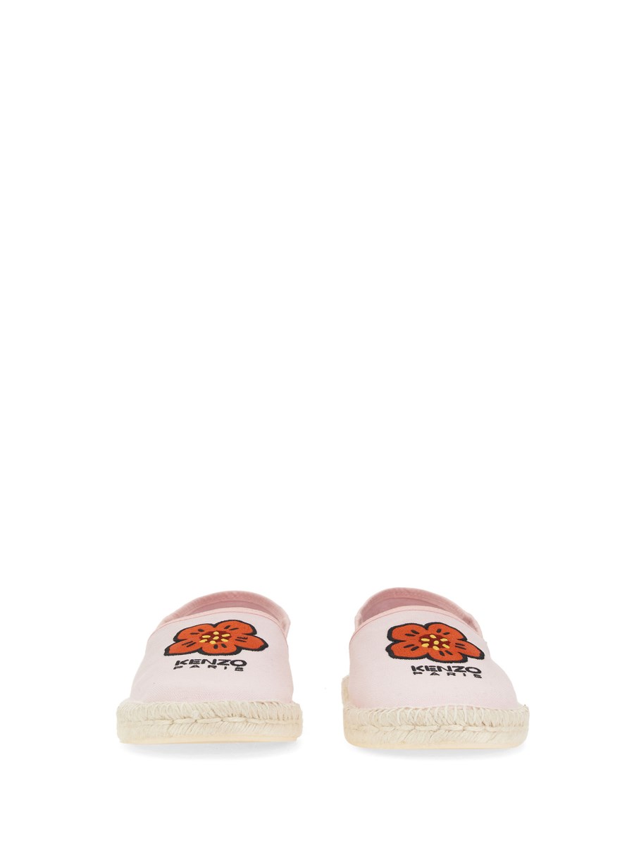 KENZO ESPADRILLA CON LOGO IN COTONE