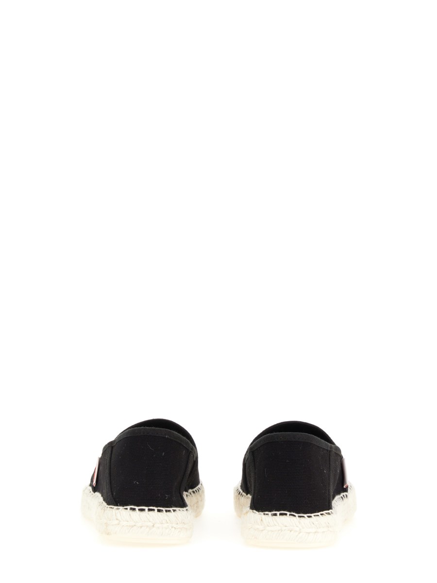 KENZO ESPADRILLA CON LOGO IN COTONE
