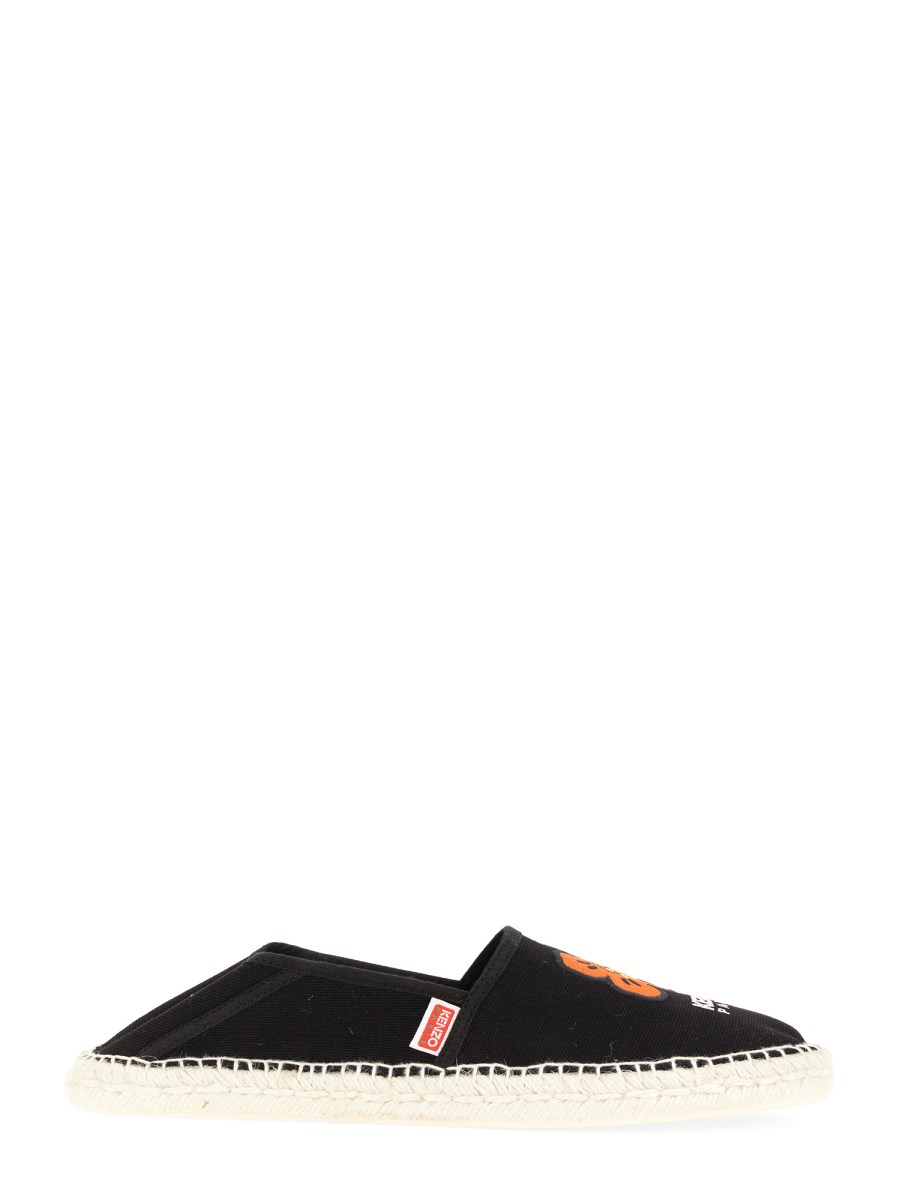 KENZO ESPADRILLA CON LOGO IN COTONE