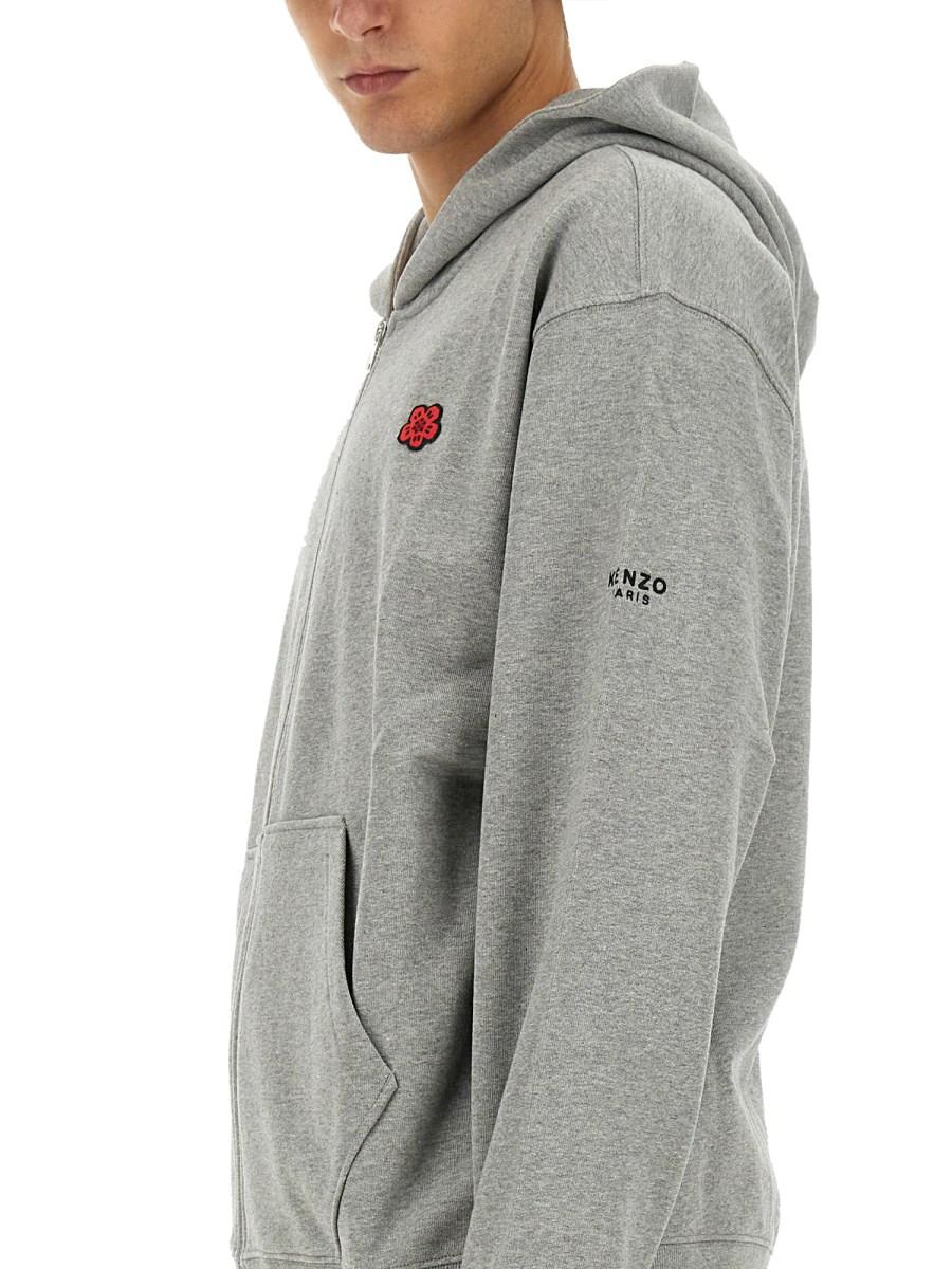 KENZO FELPA BOKE FLOWER IN COTONE