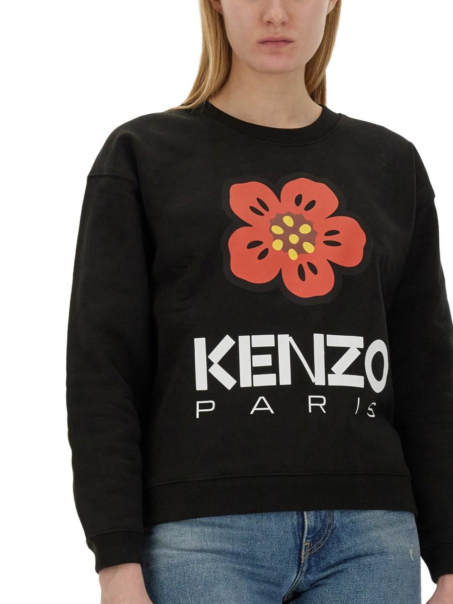 KENZO FELPA 'BOKE FLOWER' IN COTONE