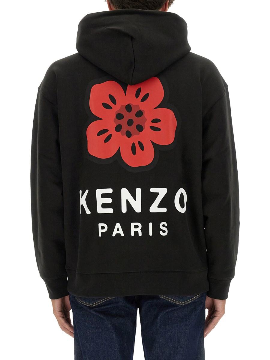 KENZO FELPA CON CAPPUCCIO