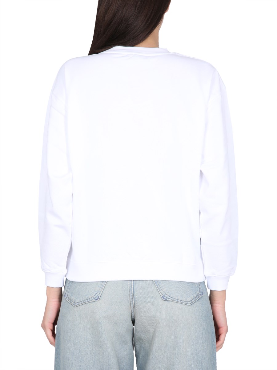 KENZO FELPA IN COTONE CON STAMPA LOGO
