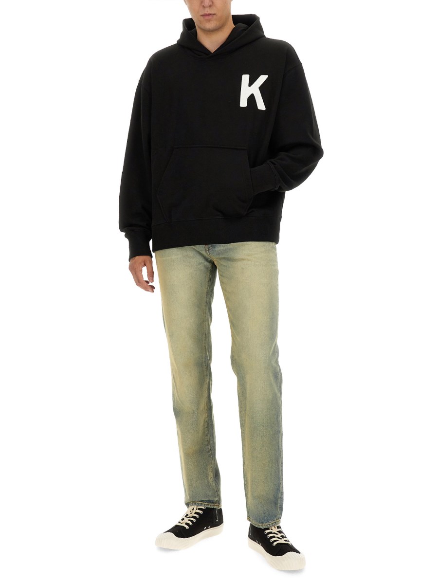KENZO FELPA "LUCKY TIGER" IN COTONE
