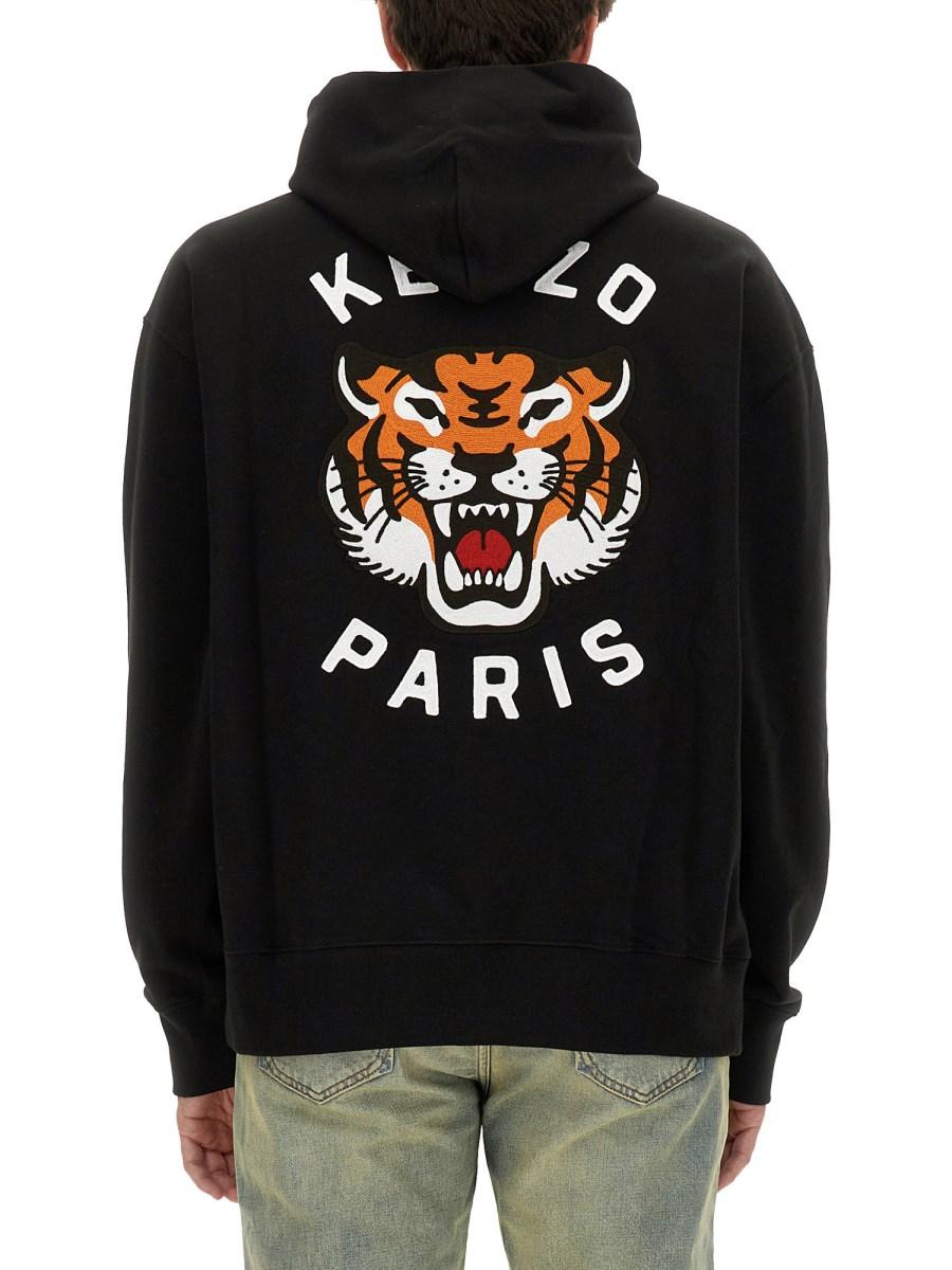 KENZO FELPA "LUCKY TIGER" IN COTONE