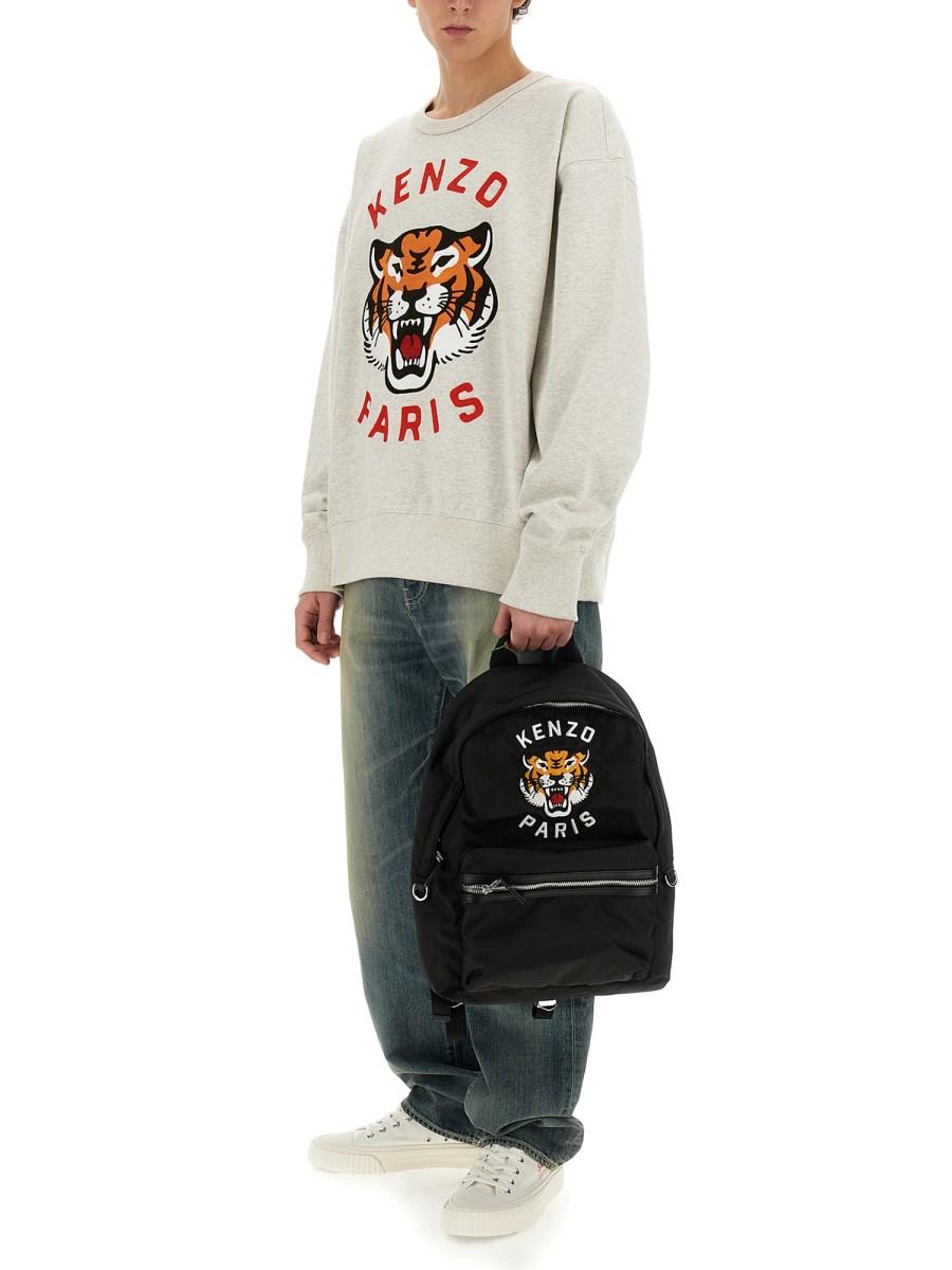 KENZO FELPA LUCKY TIGER IN COTONE