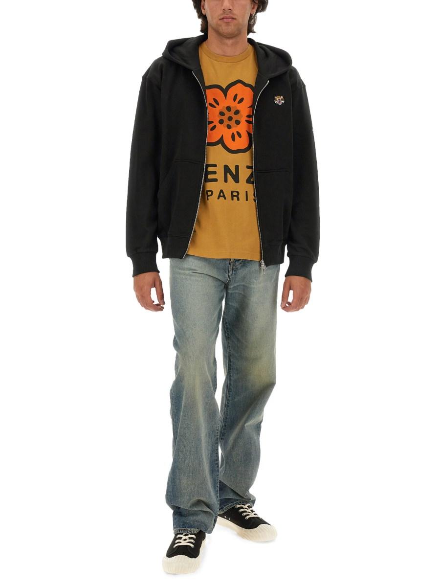 KENZO FELPA TIGER IN COTONE