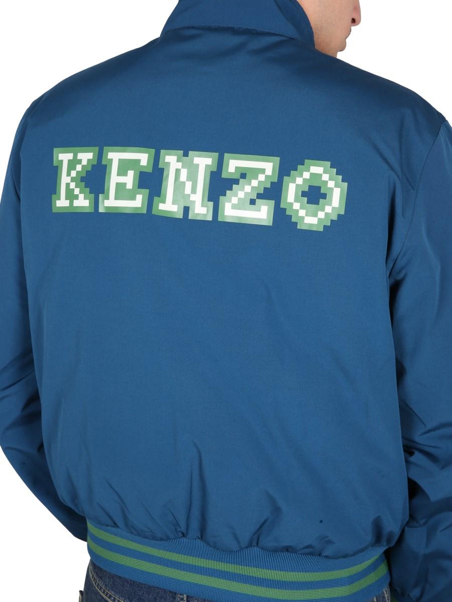 KENZO GIACCA HARRINGTON IN TESSUTO TECNICO