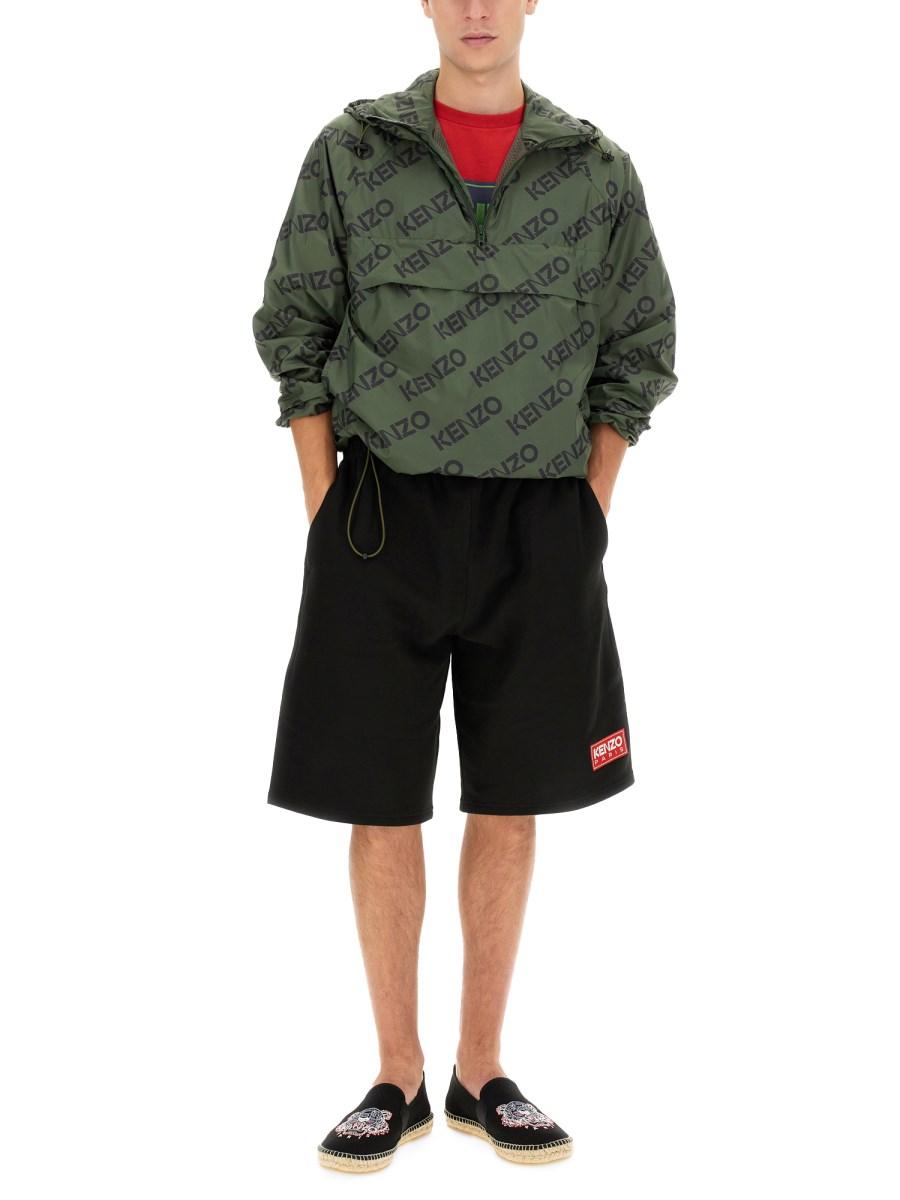 KENZO GIACCA MONOGRAM IN NYLON