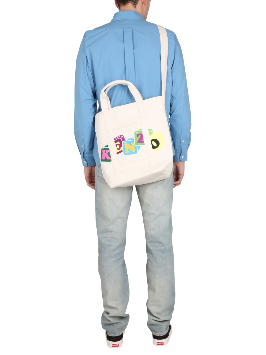 KENZO JEANS SLIM FIT IN DENIM DI COTONE