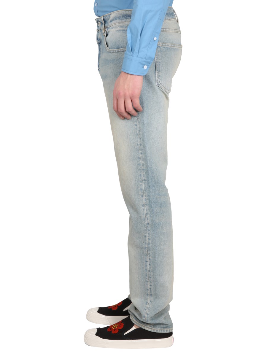 KENZO JEANS SLIM FIT IN DENIM DI COTONE