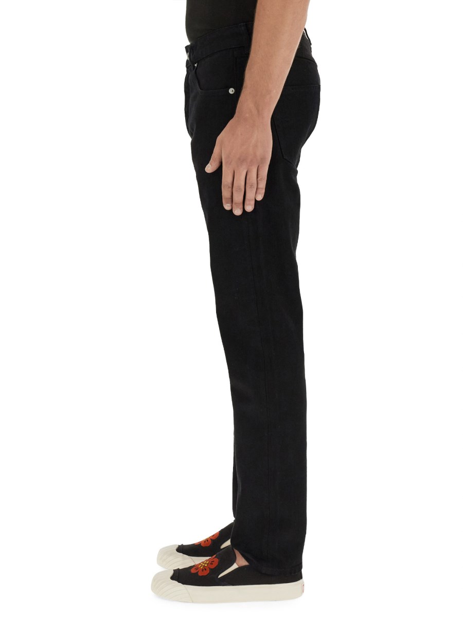 KENZO JEANS STRAIGHT LEG IN DENIM DI COTONE