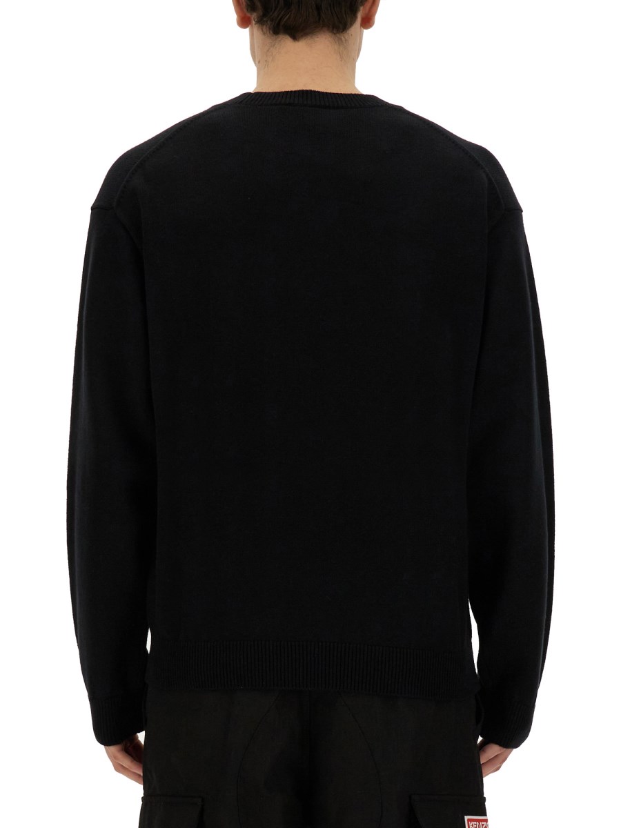 KENZO MAGLIA IN LANA CON LOGO