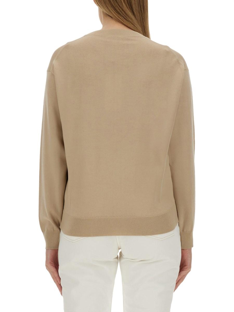KENZO MAGLIA IN LANA CON PATCH LOGO