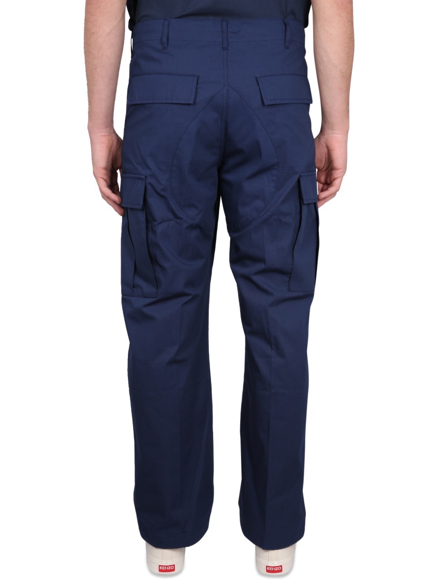 KENZO PANTALONE CARGO IN COTONE