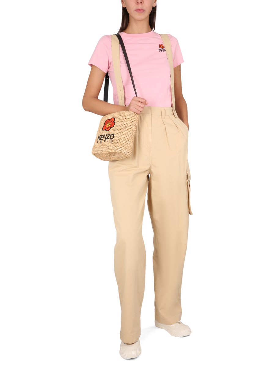 KENZO PANTALONE CARGO IN COTONE