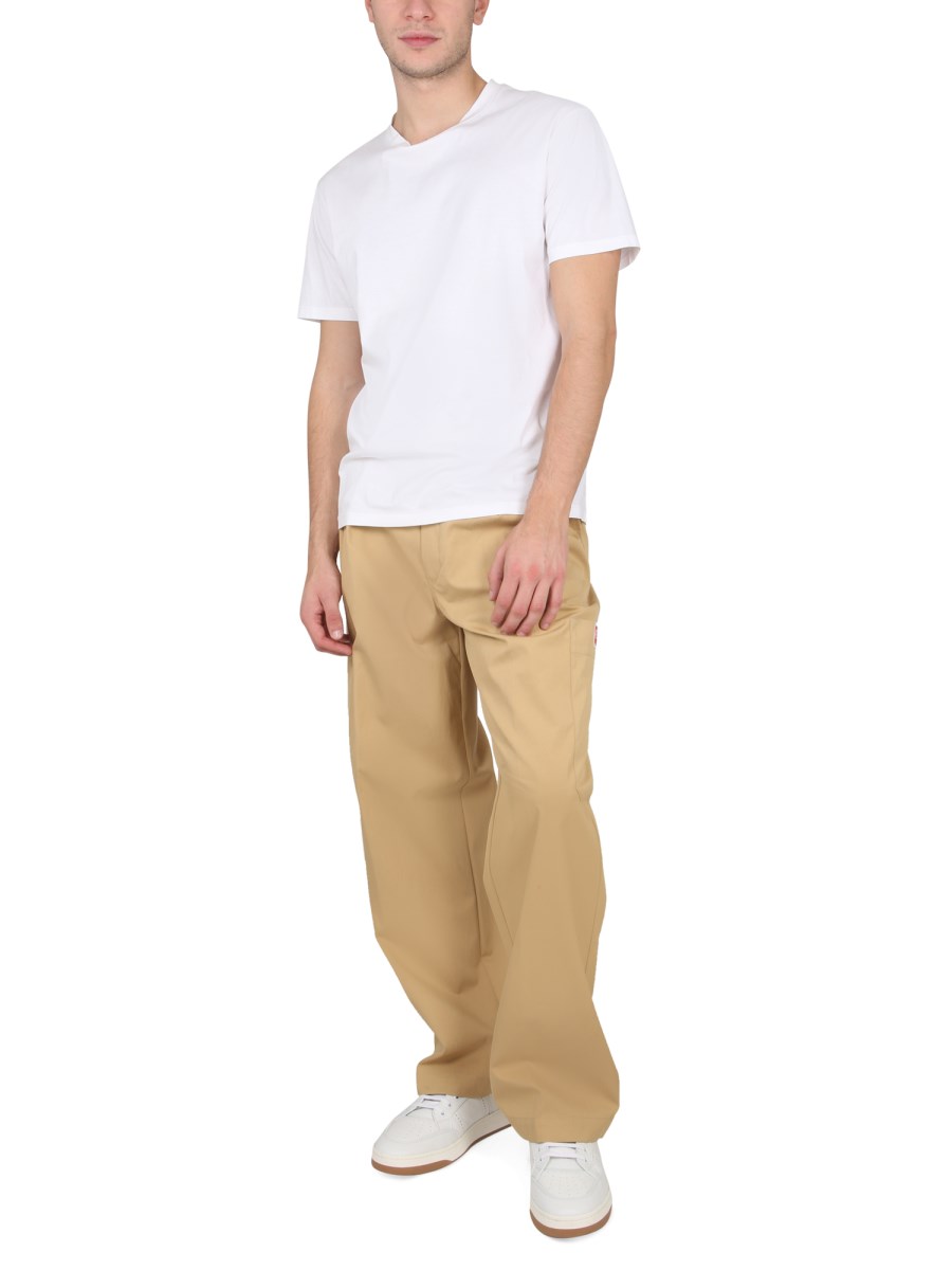 KENZO PANTALONE CARGO IN COTONE