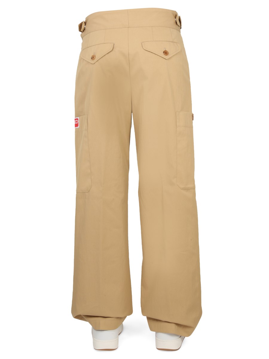 KENZO PANTALONE CARGO IN COTONE