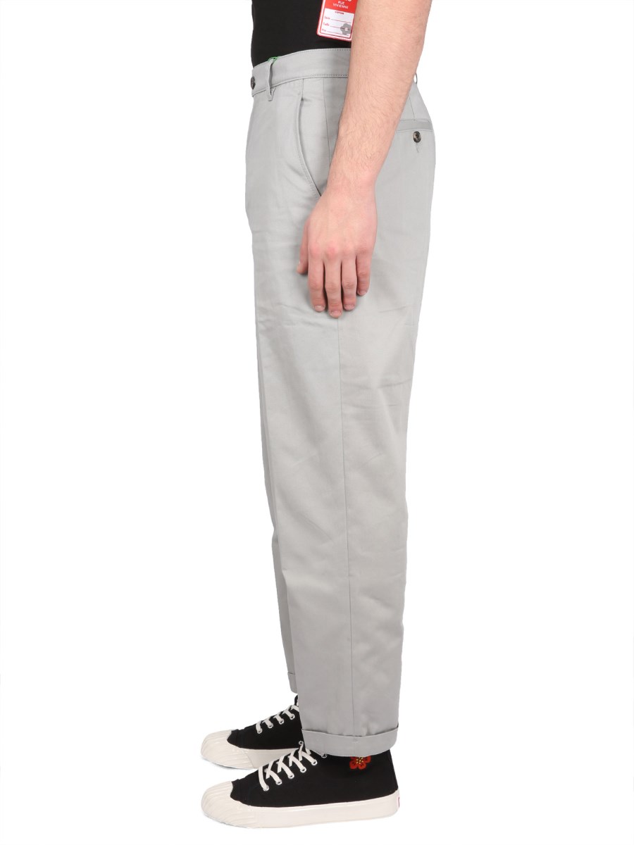 KENZO PANTALONE IN COTONE CLASSIC FIT