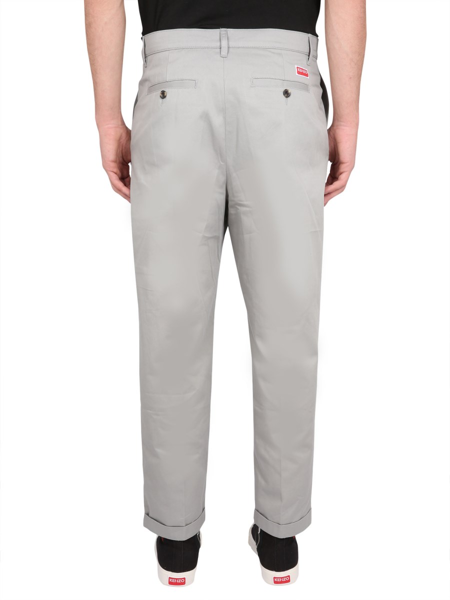 KENZO PANTALONE IN COTONE CLASSIC FIT
