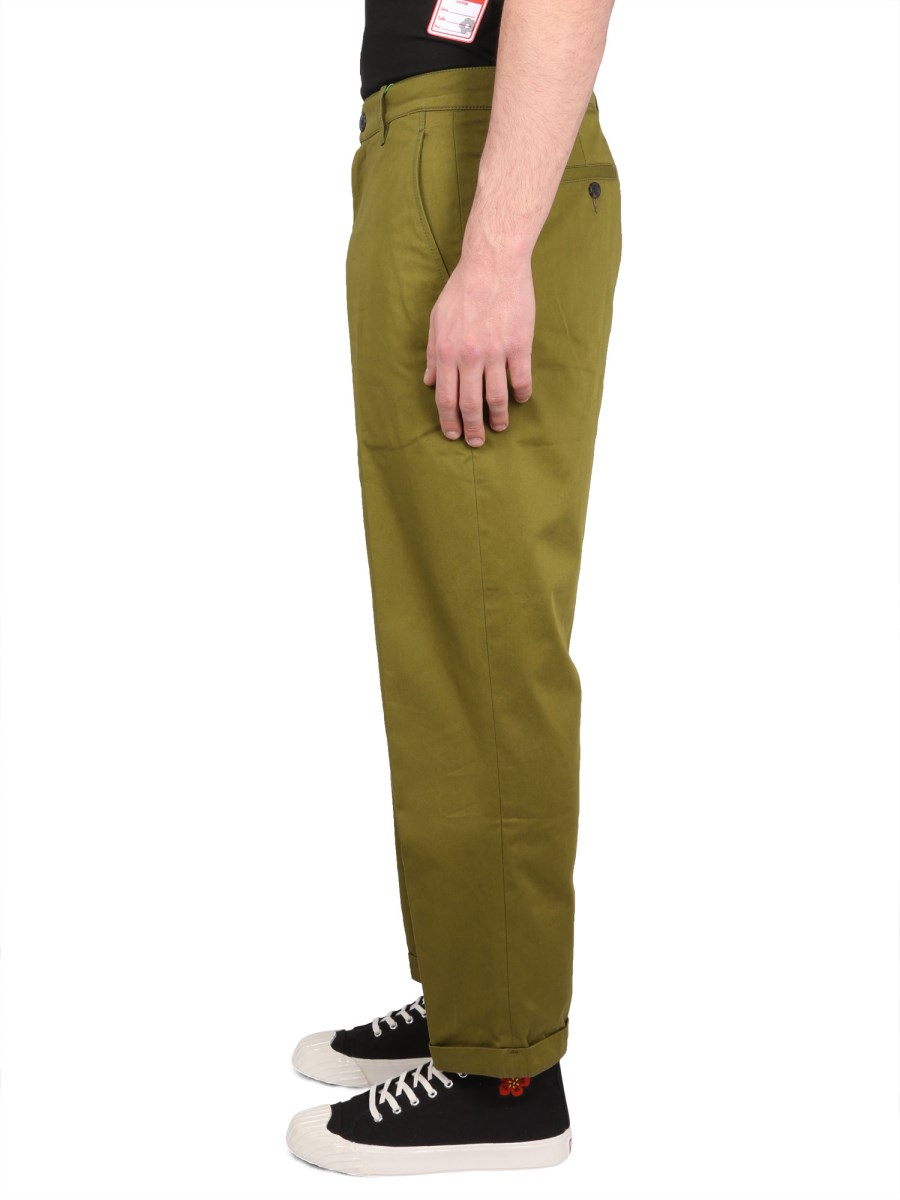 KENZO PANTALONE IN COTONE CLASSIC FIT
