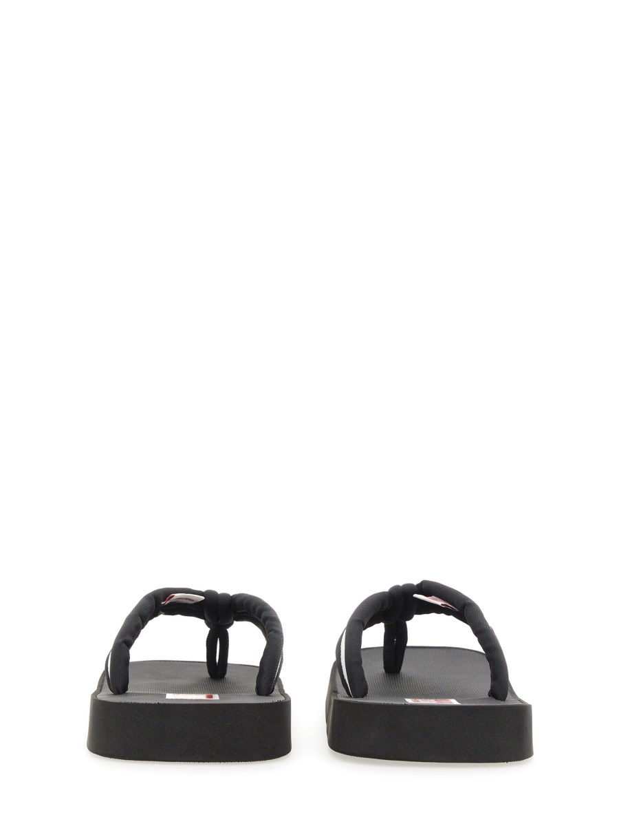 KENZO SANDALO SLIDE IN NYLON CON LOGO