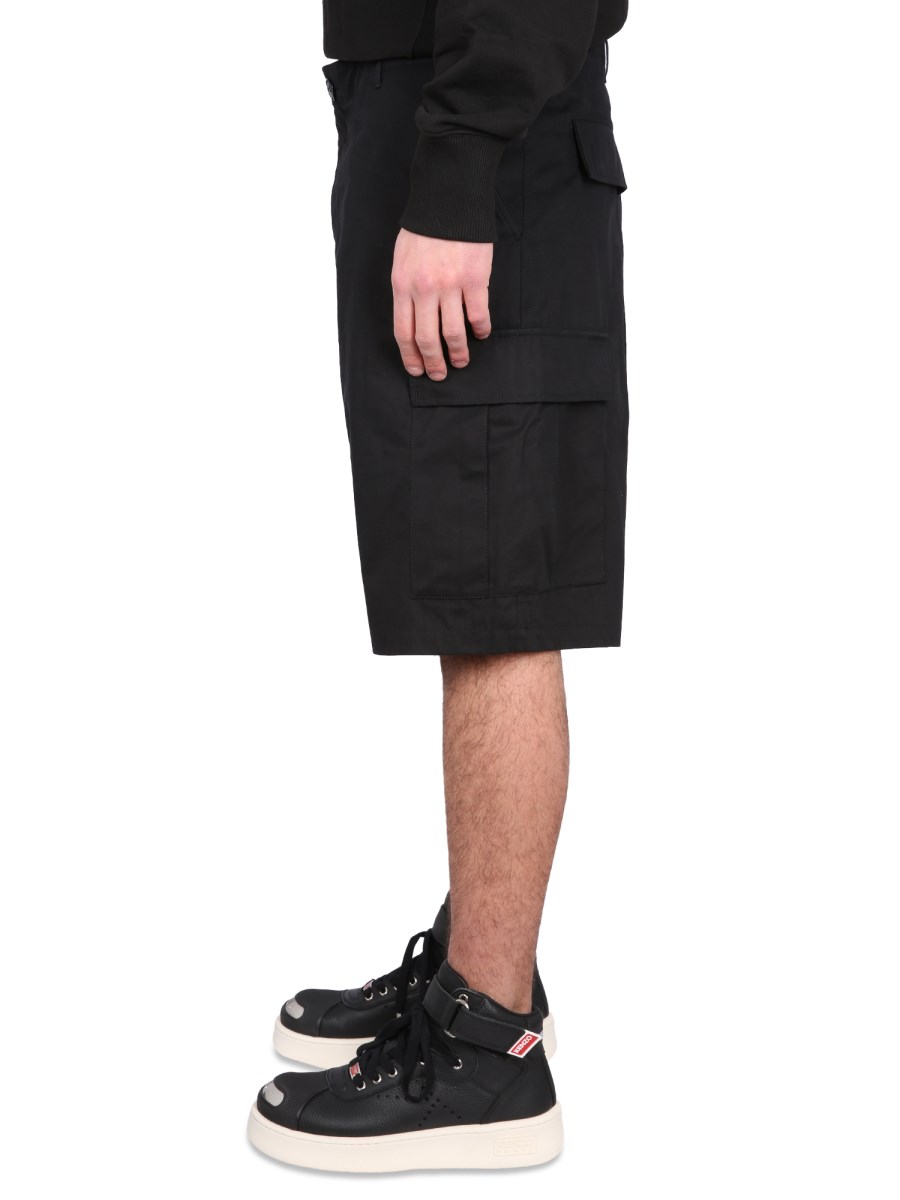 KENZO SHORTS CARGO IN COTONE