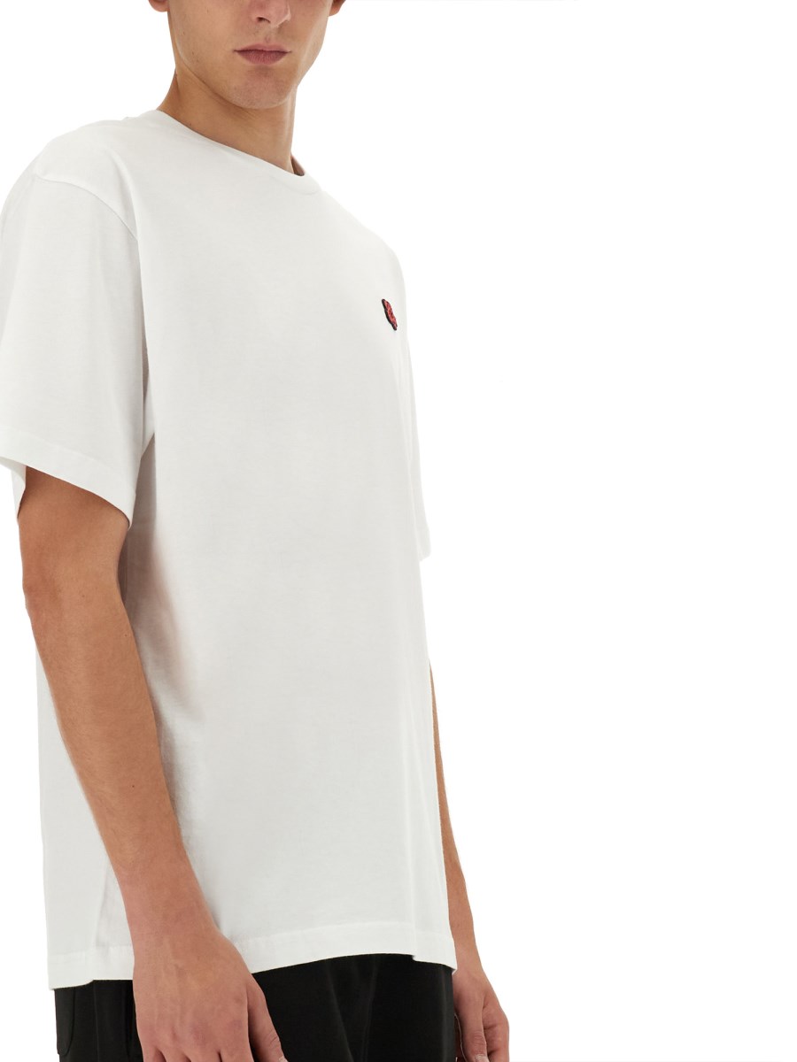 KENZO T-SHIRT IN JERSEY DI COTONE CON LOGO