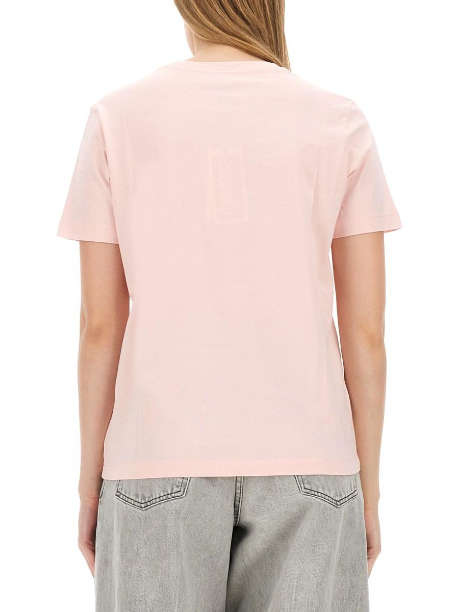 KENZO T-SHIRT IN JERSEY DI COTONE CON STAMPA LOGO