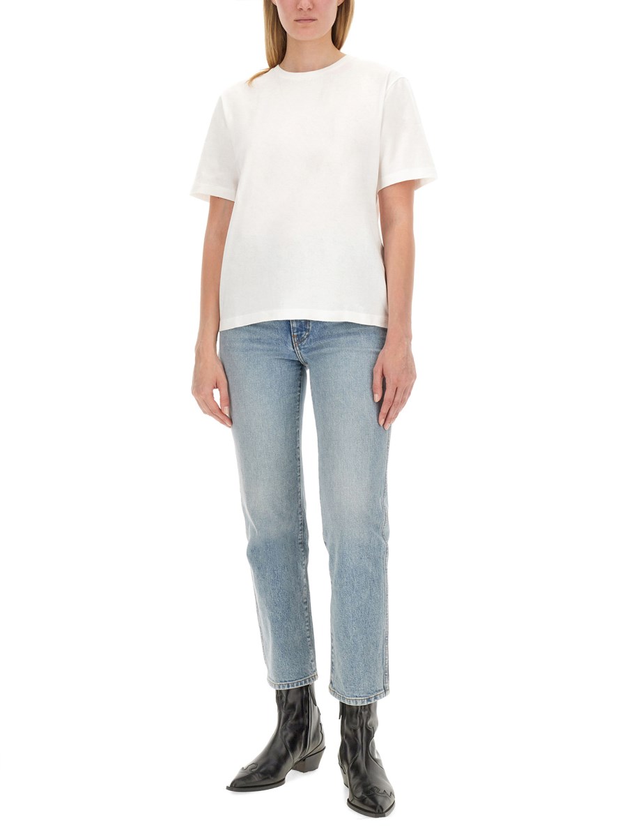KHAITE T-SHIRT MAE IN JERSEY DI COTONE