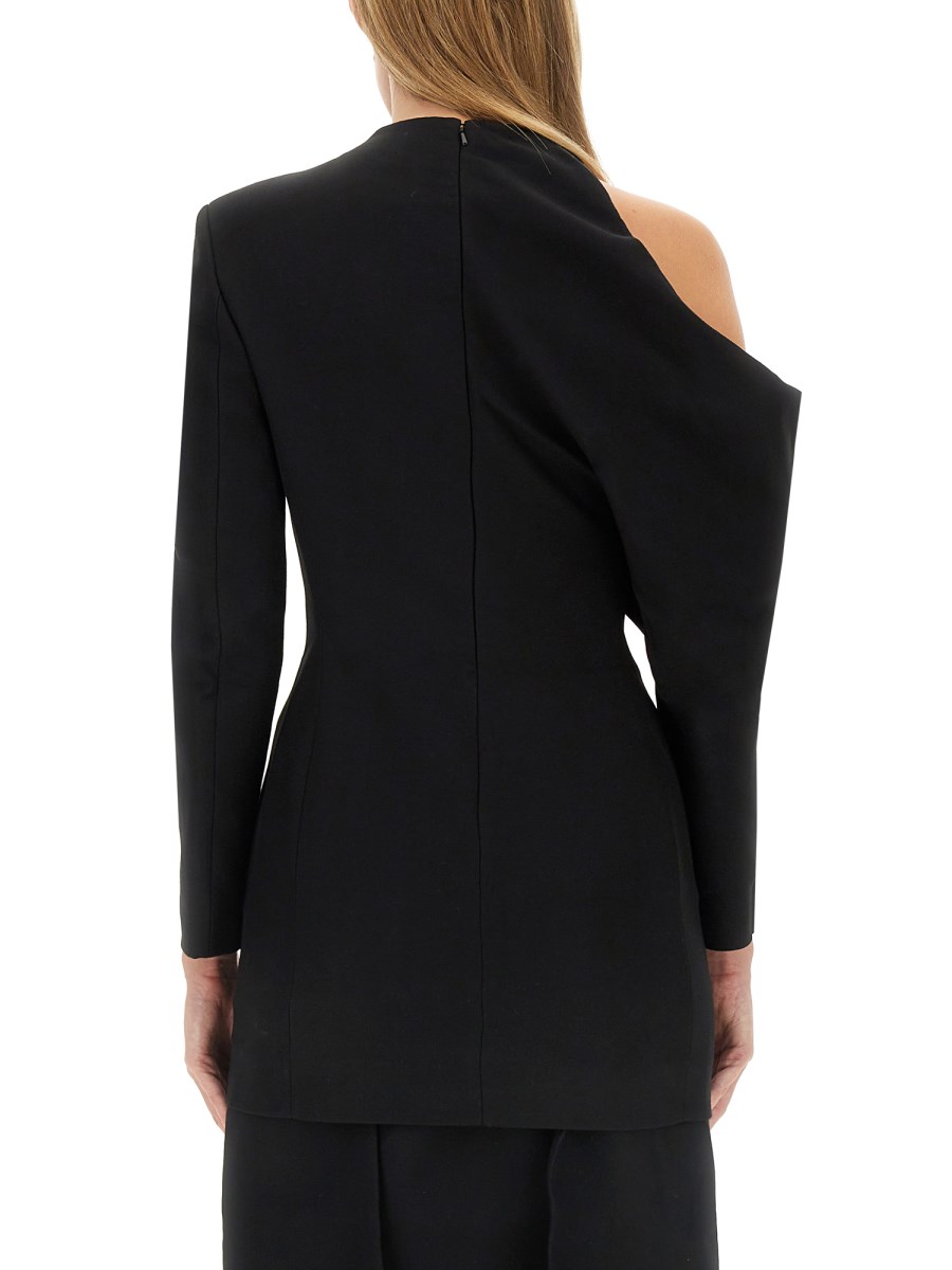 KHAITE TOP TRISTAN IN MISTO VISCOSA