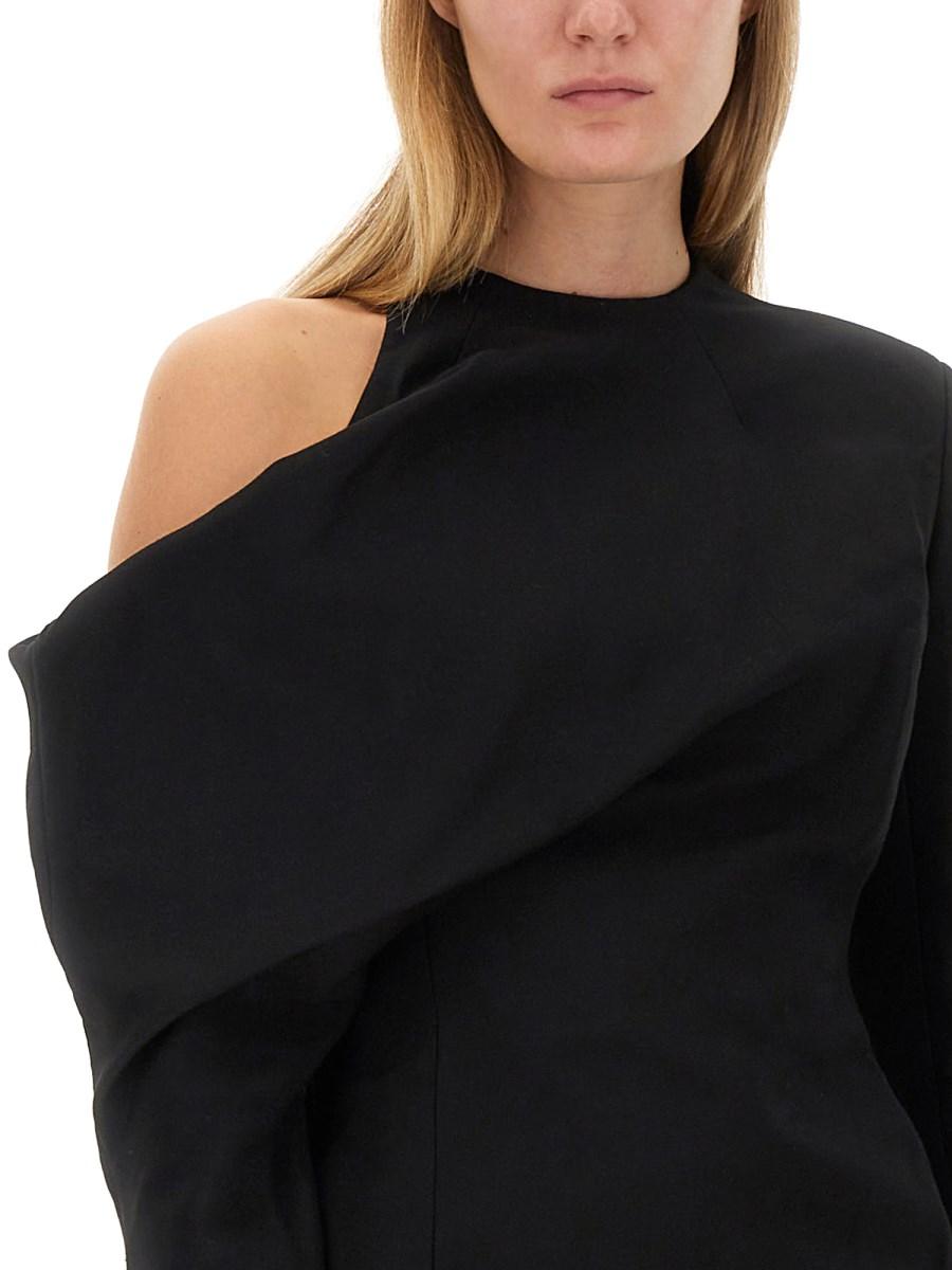 KHAITE TOP TRISTAN IN MISTO VISCOSA