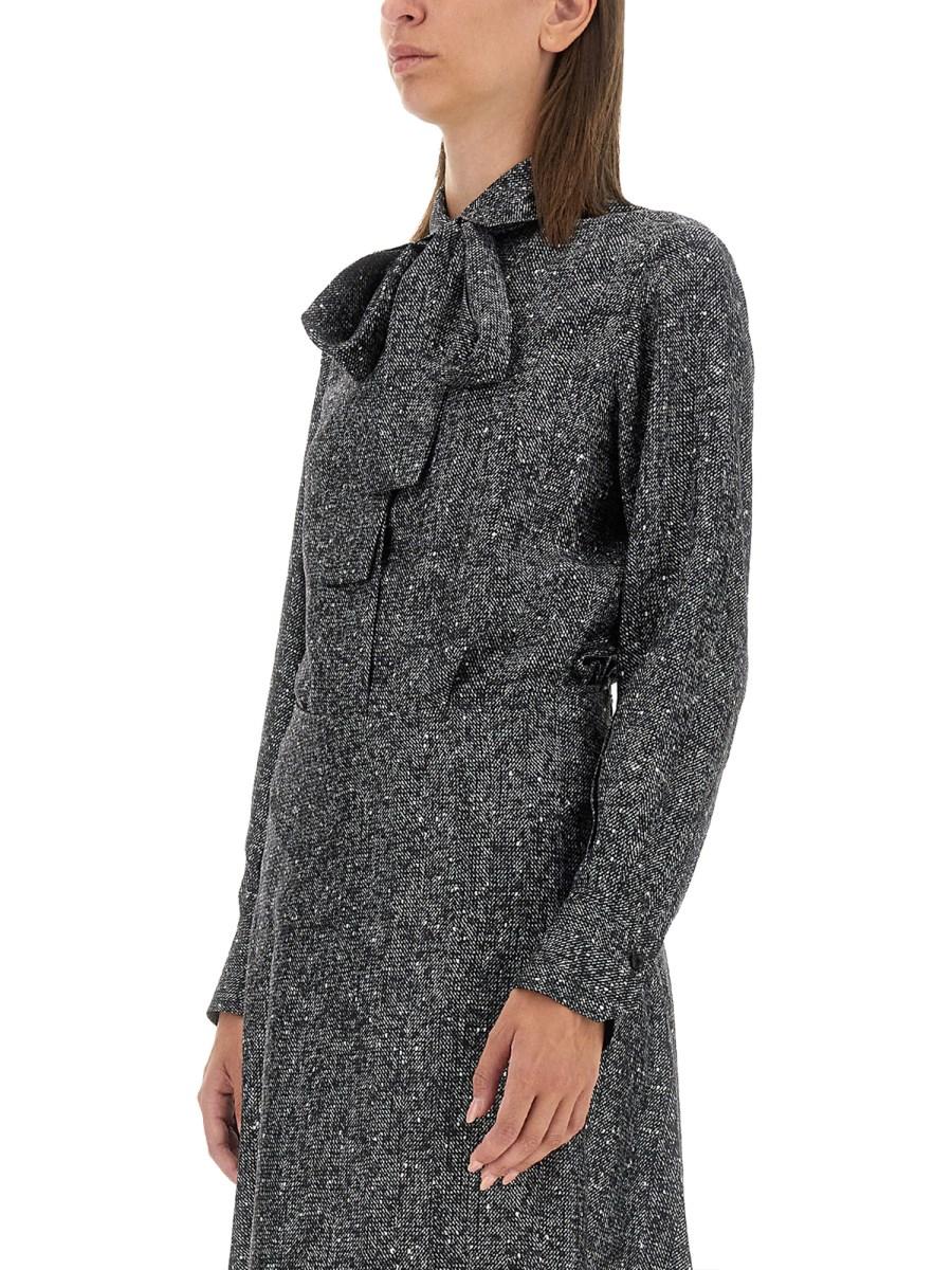 KITON CAMICIA IN SETA CON STAMPA
